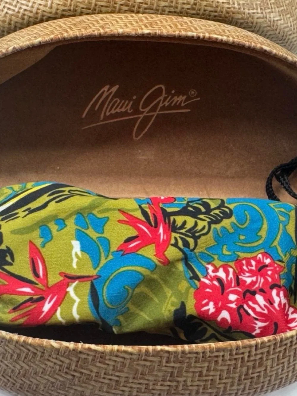 Maui Jim Pink Frame Sunglasses with Tortoiseshell Temples